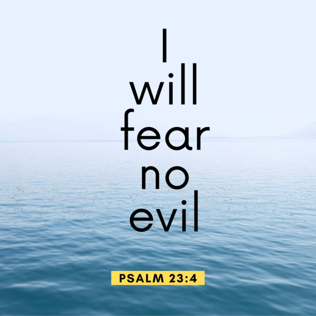 Blue Fear Bible Verse Instagram Post